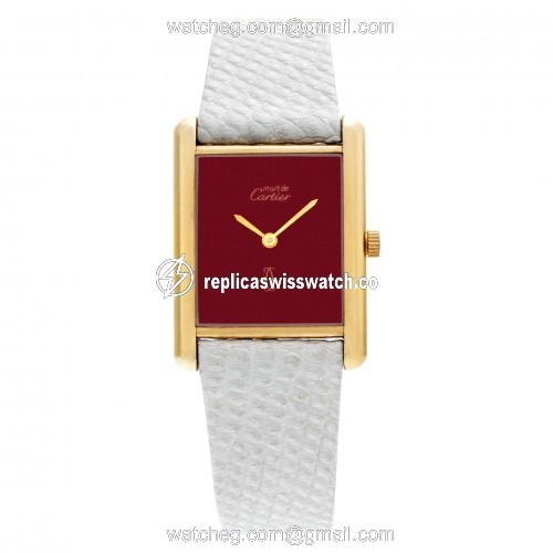 Cartier Cartier 2582 Tank Manual Unisex Vermeil Watches Cartier Cartier 2582 Tank Manual Unisex Vermeil Watches