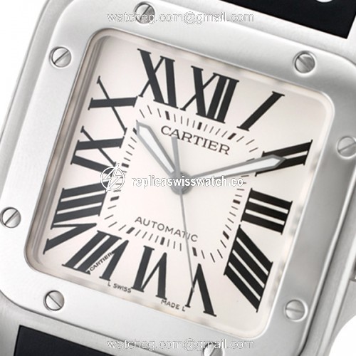 Cartier W20121U2 Santos 100 Automatic Male Stainless Steel Watches Cartier W20121U2 Santos 100 Automatic Male Stainless Steel Watches