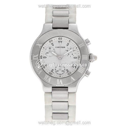 Cartier W10184U2 Chronoscaph 21 Quartz Unisex Stainless Steel Watches Cartier W10184U2 Chronoscaph 21 Quartz Unisex Stainless Steel Watches