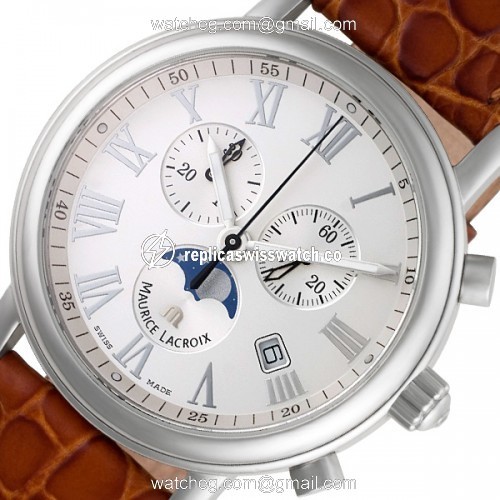 Maurice Lacroix LC1048 Les Classiques Phase Quartz Male Stainless Steel Watches Maurice Lacroix LC1048 Les Classiques Phase Quartz Male Stainless Steel Watches