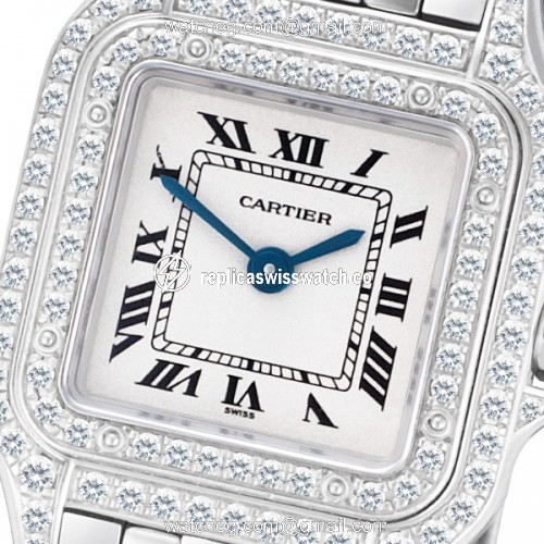 Cartier 1660 Panthere Quartz Female 18k White Gold Watches Cartier 1660 Panthere Quartz Female 18k White Gold Watches