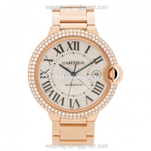 Cartier WE9008Z3 Ballon Bleu Automatic Male 18k rose gold Watches Cartier WE9008Z3 Ballon Bleu Automatic Male 18k rose gold Watches