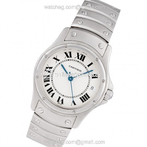 Cartier Cartier 2441 Santos Automatic Male Stainless Steel Watches Cartier Cartier 2441 Santos Automatic Male Stainless Steel Watches