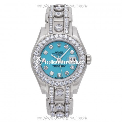 Rolex 69299 Pearlmaster Automatic Female 18k White Gold Watches Rolex 69299 Pearlmaster Automatic Female 18k White Gold Watches