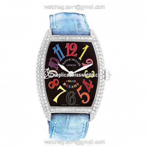 Franck Muller 7502 QZD Color Dreams Quartz Female 18k White Gold Watches Franck Muller 7502 QZD Color Dreams Quartz Female 18k White Gold Watches
