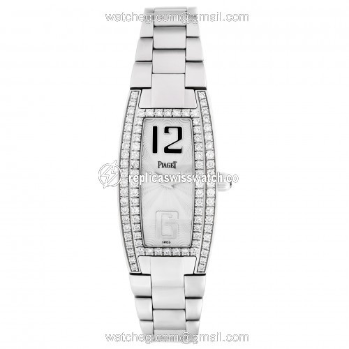 Piaget GOA29129 Limelight Quartz Female 18k White Gold Watches Piaget GOA29129 Limelight Quartz Female 18k White Gold Watches