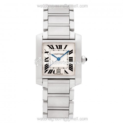 Cartier W51002Q3 Tank Francaise Automatic Male Stainless Steel Watches Cartier W51002Q3 Tank Francaise Automatic Male Stainless Steel Watches