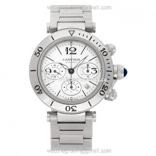 Cartier W31089M7 Pasha 42mm Automatic Male Stainless Steel Watches Cartier W31089M7 Pasha 42mm Automatic Male Stainless Steel Watches