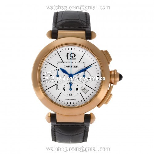 Cartier w3019951 Pasha Automatic Male 18k Pink Gold Watches Cartier w3019951 Pasha Automatic Male 18k Pink Gold Watches