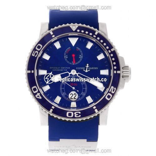 Ulysse Nardin 260-32-3A Maxi Marine Automatic Male 18k White Gold Watches Ulysse Nardin 260-32-3A Maxi Marine Automatic Male 18k White Gold Watches
