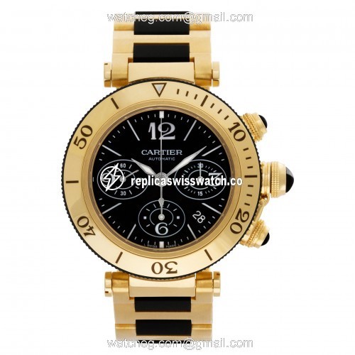 Cartier W301970M Pasha Seatimer Automatic Male 18k yellow gold Watches Cartier W301970M Pasha Seatimer Automatic Male 18k yellow gold Watches