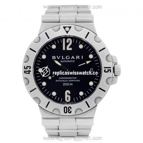 Bvlgari SD38 S Diagono Automatic Unisex Stainless Steel Watches Bvlgari SD38 S Diagono Automatic Unisex Stainless Steel Watches