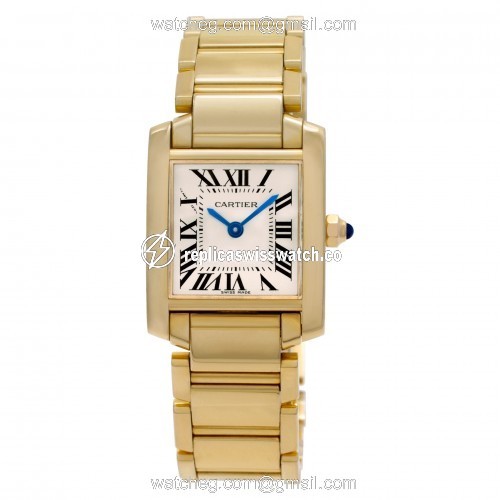 Cartier W50002N2 Tank Francaise Quartz Female 18k yellow gold Watches Cartier W50002N2 Tank Francaise Quartz Female 18k yellow gold Watches