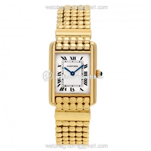 Cartier Cartier 1738 Tank Quartz Female 18k yellow gold Watches Cartier Cartier 1738 Tank Quartz Female 18k yellow gold Watches