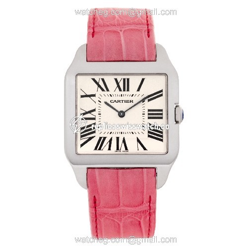 Cartier W2007051 Santos Dumont Manual Unisex 18k White Gold Watches Cartier W2007051 Santos Dumont Manual Unisex 18k White Gold Watches