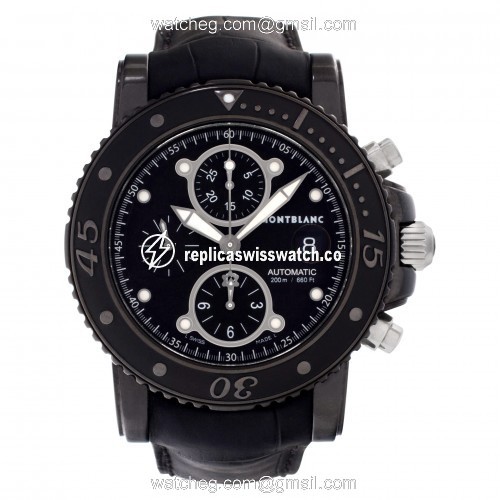 MontBlanc 104279 sport Automatic Male PVD steel Watches MontBlanc 104279 sport Automatic Male PVD steel Watches
