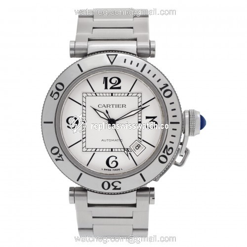 Cartier W31080M7 Pasha Automatic Male Stainless Steel Watches Cartier W31080M7 Pasha Automatic Male Stainless Steel Watches