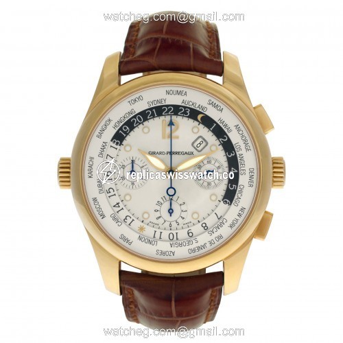 Girard Perregaux 4980 World Time Automatic Male 18k yellow gold Watches Girard Perregaux 4980 World Time Automatic Male 18k yellow gold Watches