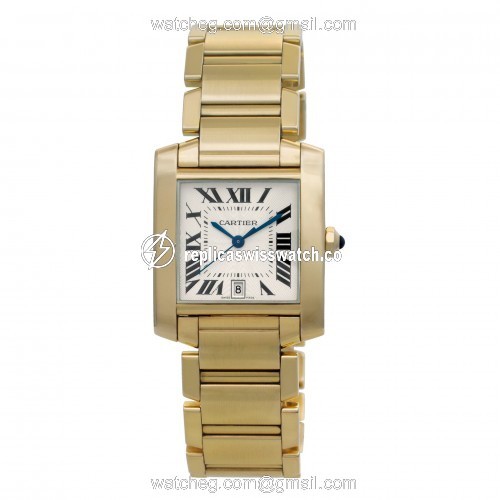 Cartier W50001R2 Tank Francaise Automatic Male 18k yellow gold Watches Cartier W50001R2 Tank Francaise Automatic Male 18k yellow gold Watches