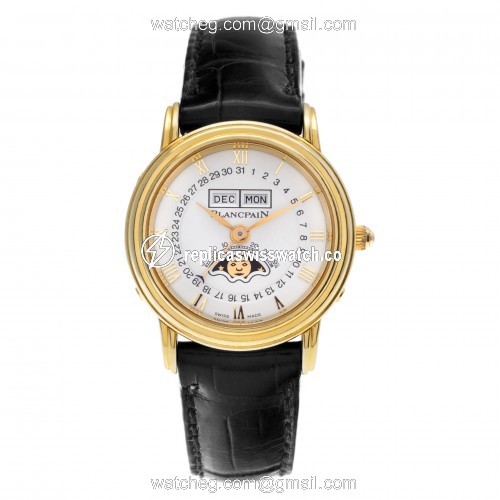 Blancpain 6395 1418 58 Leman Automatic Female 18k yellow gold Watches Blancpain 6395 1418 58 Leman Automatic Female 18k yellow gold Watches