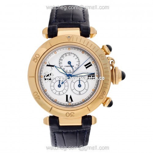 Cartier 1353 Pasha Quartz Unisex 18k Yellow Gold Watches Cartier 1353 Pasha Quartz Unisex 18k Yellow Gold Watches