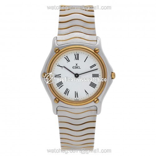 Ebel 12976 Classic Wave Quartz Female 18k gold & Stainless Steel Watches Ebel 12976 Classic Wave Quartz Female 18k gold & Stainless Steel Watches