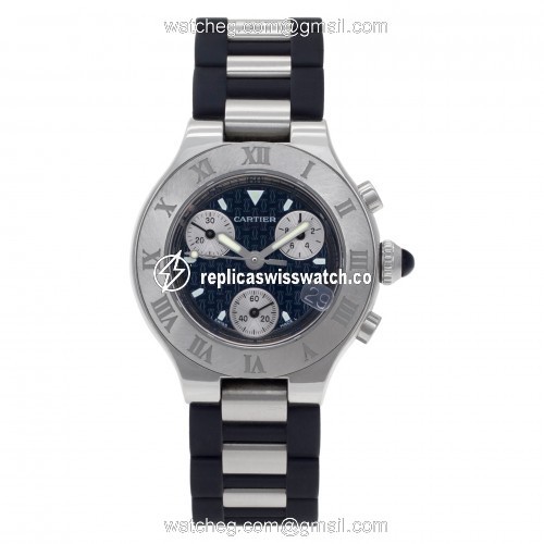 Cartier w10198U2 Chronoscaph 21 Quartz Female Stainless Steel Watches Cartier w10198U2 Chronoscaph 21 Quartz Female Stainless Steel Watches