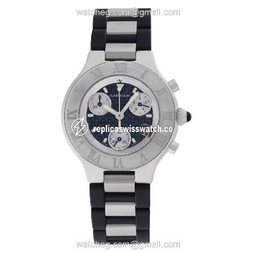 Cartier W10125U2 Chronoscaph 21 Quartz Male Stainless Steel Watches Cartier W10125U2 Chronoscaph 21 Quartz Male Stainless Steel Watches