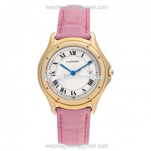 Cartier 116000R Cougar Quartz Female 18k yellow gold Watches Cartier 116000R Cougar Quartz Female 18k yellow gold Watches