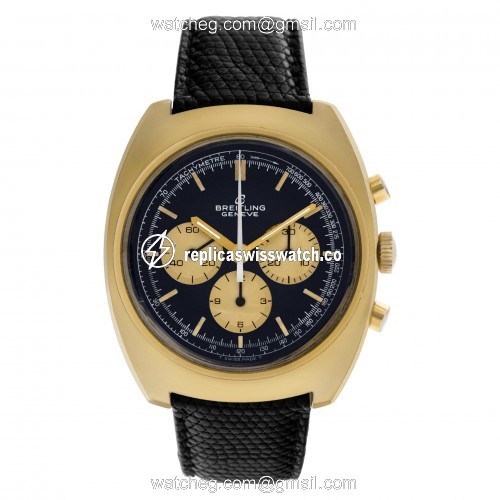 Breitling 9757 Chronograph Manual Male Gold Plate Watches Breitling 9757 Chronograph Manual Male Gold Plate Watches
