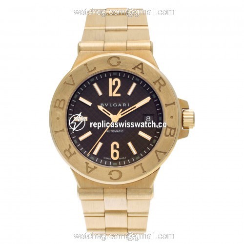 Bvlgari DG40G Diagono Automatic Male 18k yellow gold Watches Bvlgari DG40G Diagono Automatic Male 18k yellow gold Watches