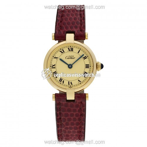 Cartier 59004 Must Quartz Male Vermeil Watches Cartier 59004 Must Quartz Male Vermeil Watches