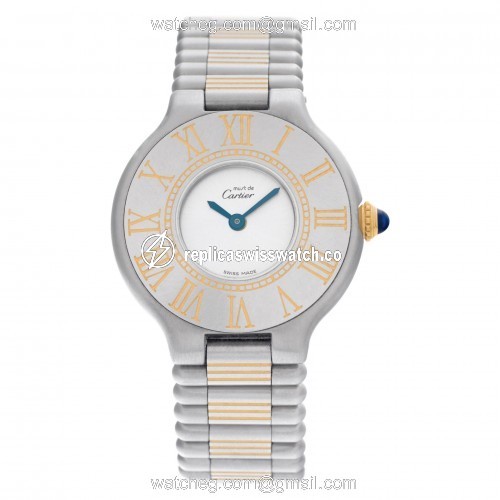 Cartier A00382 Must 21 Quartz Unisex Stainless Steel & Gold Plated Watches Cartier A00382 Must 21 Quartz Unisex Stainless Steel & Gold Plated Watches
