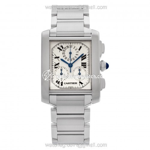 Cartier 2303 Tank Francaise Quartz Male Stainless Steel Watches Cartier 2303 Tank Francaise Quartz Male Stainless Steel Watches