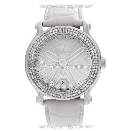 Chopard 288525-3003 Happy Sport Quartz Female Stainless Steel Watches Chopard 288525-3003 Happy Sport Quartz Female Stainless Steel Watches