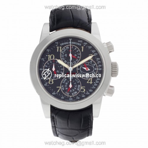 Girard Perregaux 9025 Ferrari Automatic Male Platinum Watches Girard Perregaux 9025 Ferrari Automatic Male Platinum Watches