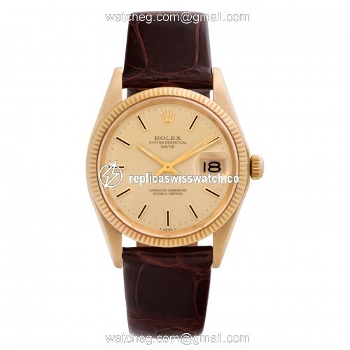 Rolex 1503 Date Automatic Unisex 18k yellow gold Watches Rolex 1503 Date Automatic Unisex 18k yellow gold Watches