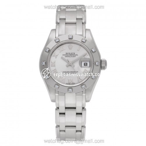 Rolex 80319 Pearlmaster Automatic Female 18k White Gold Watches Rolex 80319 Pearlmaster Automatic Female 18k White Gold Watches