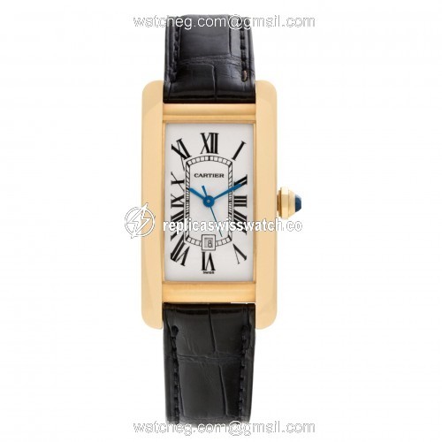 Cartier W2620030 Tank Americaine Automatic Female 18k yellow gold Watches Cartier W2620030 Tank Americaine Automatic Female 18k yellow gold Watches