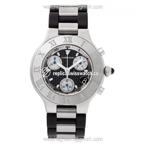 Cartier W31018H3 Chronoscaph 21 Quartz Unisex Stainless Steel Watches Cartier W31018H3 Chronoscaph 21 Quartz Unisex Stainless Steel Watches