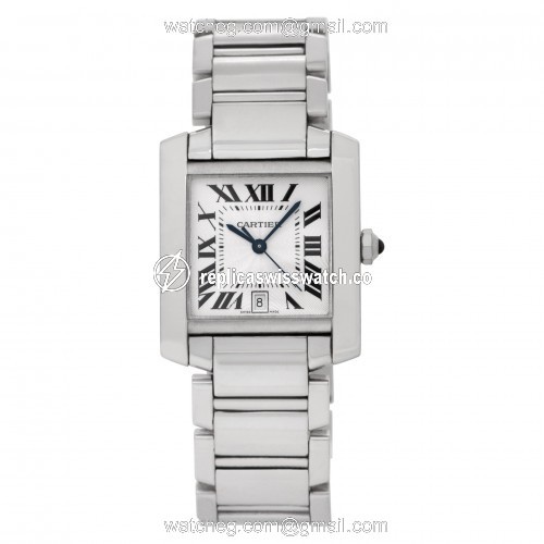 Cartier W50011S3 Tank Francaise Automatic Unisex 18k White Gold Watches Cartier W50011S3 Tank Francaise Automatic Unisex 18k White Gold Watches