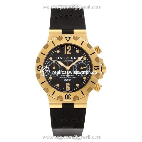 Bvlgari SC 38 C Diagono Acqua Scuba Automatic Unisex 18k Yellow Gold Watches Bvlgari SC 38 C Diagono Acqua Scuba Automatic Unisex 18k Yellow Gold Watches