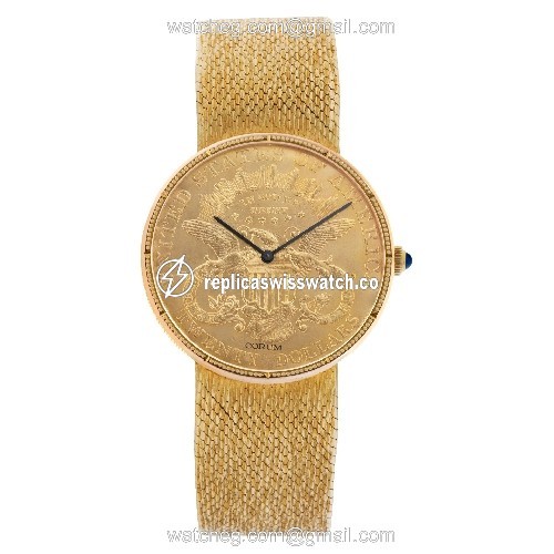 Corum 8890 $20 Coin Quartz Male 18k yellow gold Watches Corum 8890 $20 Coin Quartz Male 18k yellow gold Watches