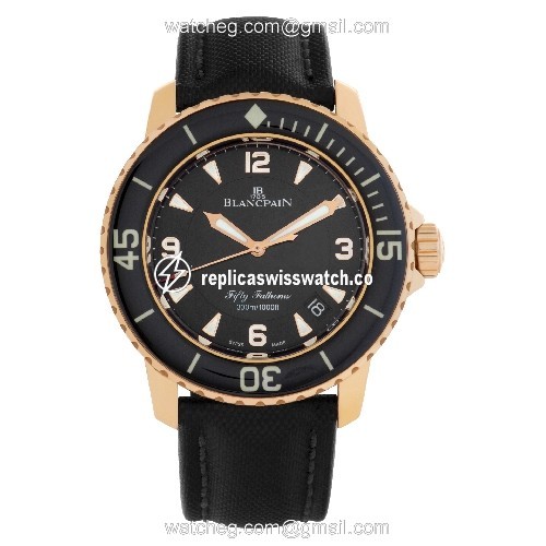 Blancpain 5015.3630.52 Fifty Fathoms Automatic Male 18k rose gold Watches Blancpain 5015.3630.52 Fifty Fathoms Automatic Male 18k rose gold Watches