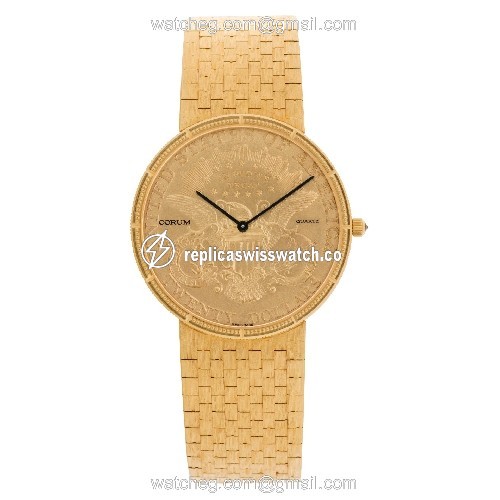 Corum Corum 2878 gold coin Quartz Male 18k yellow gold Watches Corum Corum 2878 gold coin Quartz Male 18k yellow gold Watches