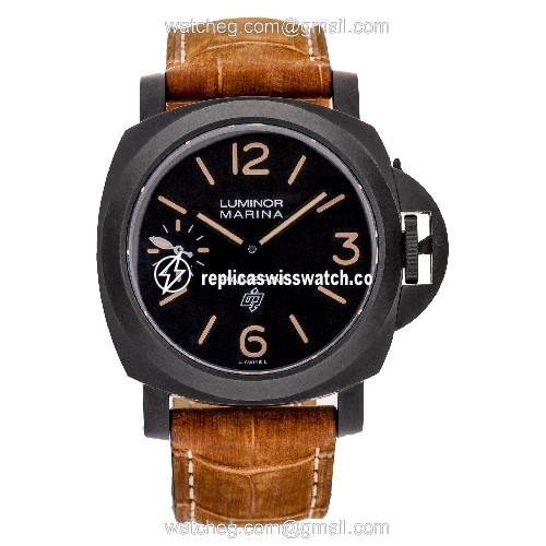 Panerai PAM00599 Luminor Marina Manual Male DLC coated Watches Panerai PAM00599 Luminor Marina Manual Male DLC coated Watches