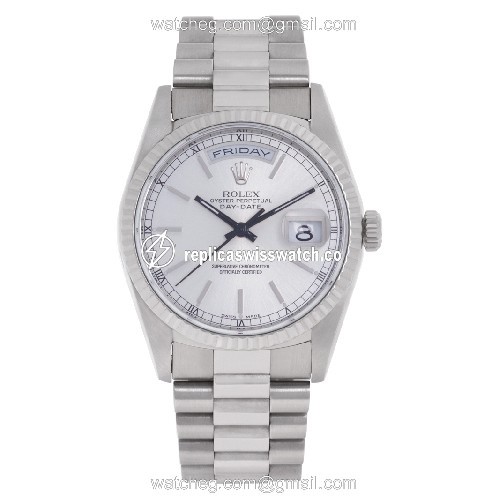 Rolex 18239 Day-Date Automatic Male 18k White Gold Watches Rolex 18239 Day-Date Automatic Male 18k White Gold Watches