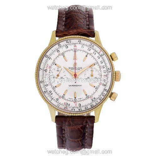Breitling 808 Chronomat Manual Male Gold Plate Watches Breitling 808 Chronomat Manual Male Gold Plate Watches