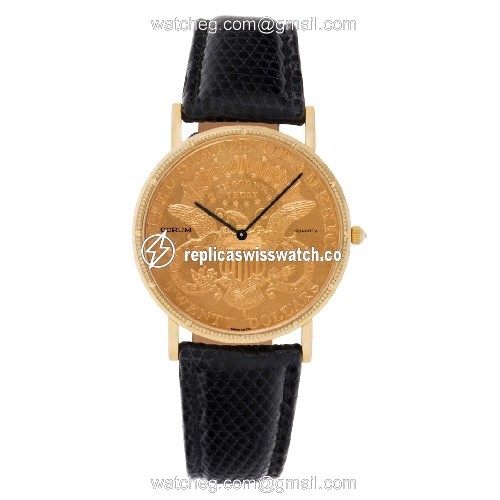 Corum 380684 $20 Coin Quartz Male 18k yellow gold Watches Corum 380684 $20 Coin Quartz Male 18k yellow gold Watches