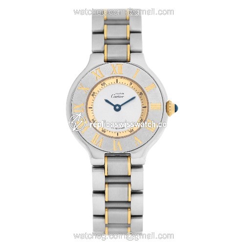 Cartier W10073R6 Must 21 Quartz Female Stainless Steel Watches Cartier W10073R6 Must 21 Quartz Female Stainless Steel Watches